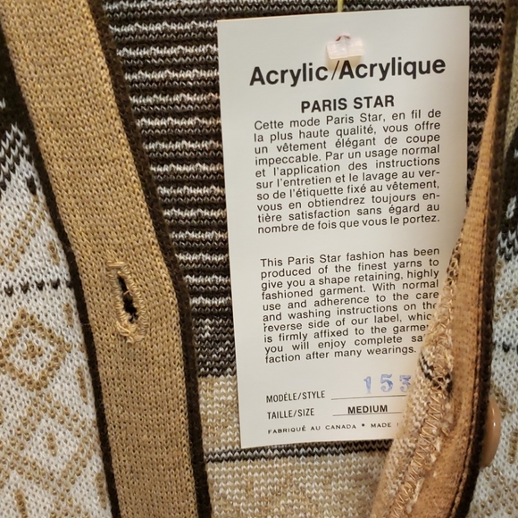 Vintage Sweater Paris Star - Picture 4 of 4
